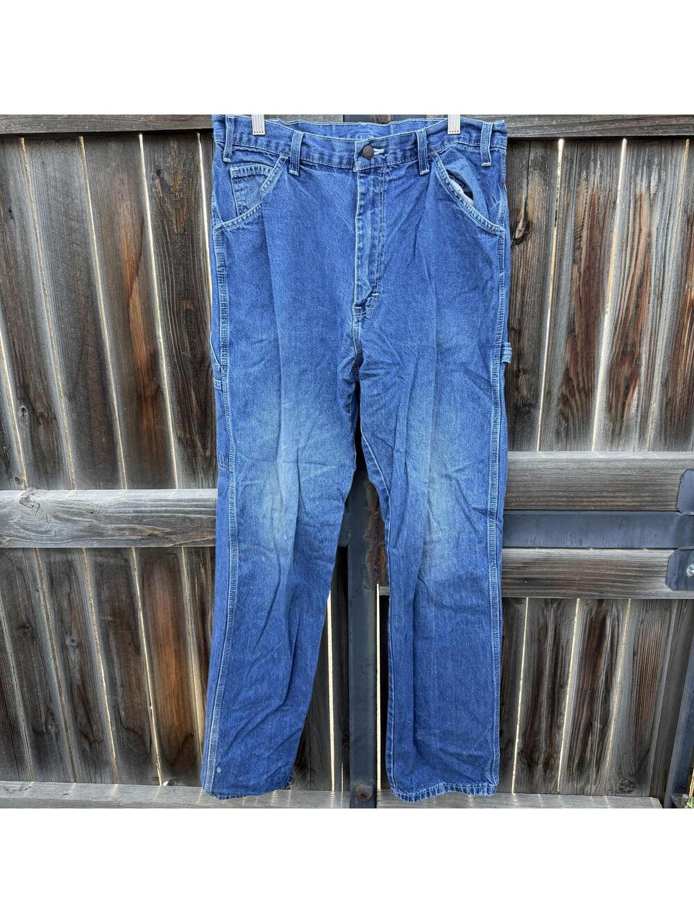 Dickies Straight Leg Work Faded Men's Size 34 Waist Carpenter jeans